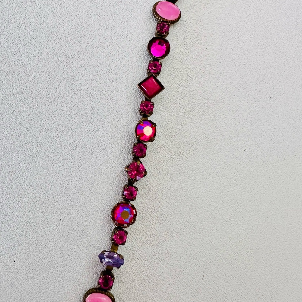 Sorelli Pink Gem Necklace - Picture 4 of 5